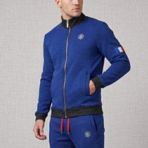 Hoodie survêtement Parisium bleu royal Made in France